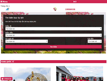 Tablet Screenshot of anhthuytravel.com